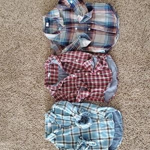 Toddler Gap long sleeve button ups, 3 for $12